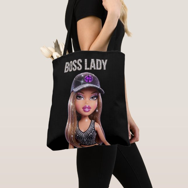 Bolsa de Tote Estampa Total Boss Lady Glam Doll (Close Up)
