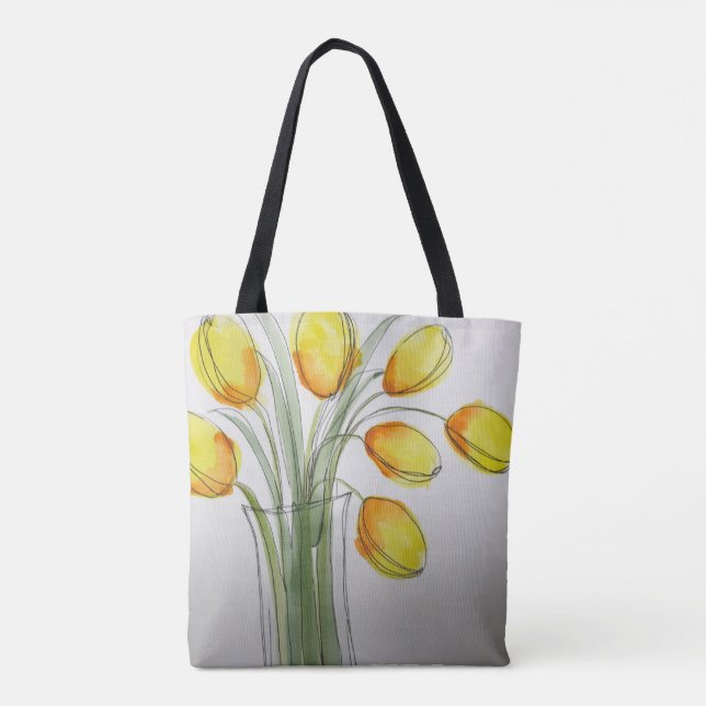 Bolsa de Tulipa Amarela (Verso)