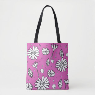 Bolsa de Verão de Flor Divertido, Rosa