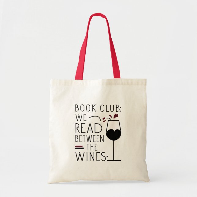 Bolsa de vinho do Clube de Livro Minimalista (Frente)