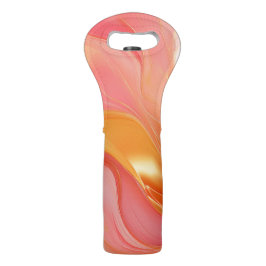 Bolsa de Vinho Laranja, Rosa e Dourado Moderna