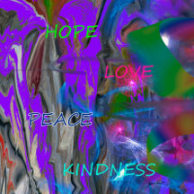 Bolsa do ombro ESPERANÇA AMOR RAZÃO DA PAZ