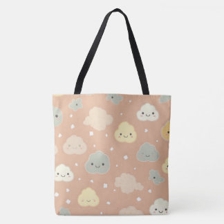 Bolsa do Patterno de Nuvens Sleepover Bag