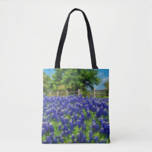 Bolsa do Texas Bluebonnets Blue Flowers Hill Count