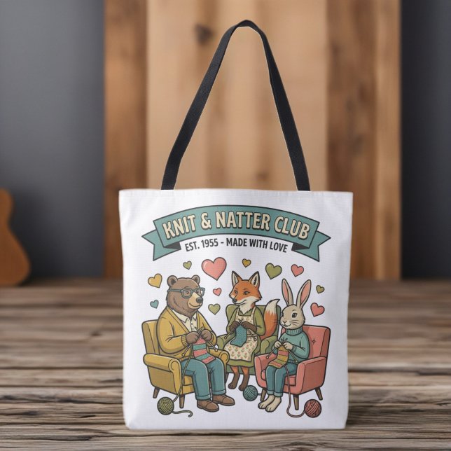 Bolsa e Tote para Projetos de Tricô (Looking for the perfect gift for your favorite crafter? )