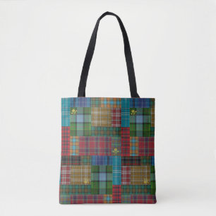 Bolsa entre corpos em Torr Fionn Tartan Quilt