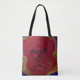 Bolsa Média Tote Face de uma Chama