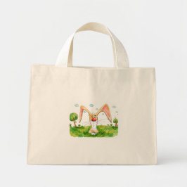 Bolsa Mini Tote Coelhinho Mal-Humorado Fofo - Coel