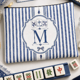 Bolsa Personalizada de Azulejos de Mahjong Navy Se