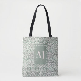 Bolsa Personalizada de Tote Verde Sálvia Costeira