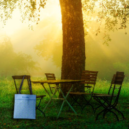 Bolsa Tote С ute Blueberry padrão