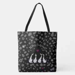 BOLSA TOTE ダルメシアンの気持ち。ブラックバック