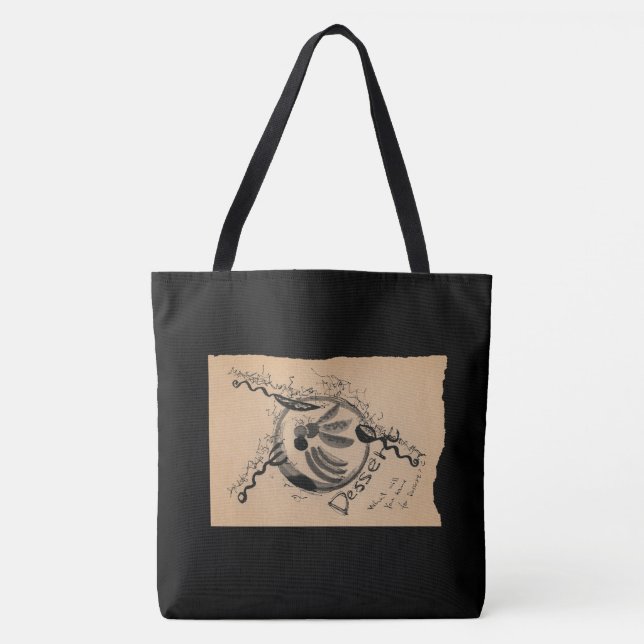 BOLSA TOTE 墨絵_デザート (Frente)