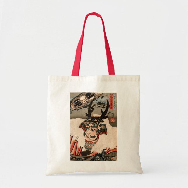 Bolsa Tote 武 田 玄, 国 芳 Takeda Shingen, Kuniyoshi, Ukiyo-e (Frente)