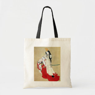 Bolsa Tote 白拍子, dançarino de Shirabyōshi do 北斎, H