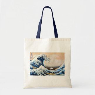 Bolsa Tote 神奈川沖浪裏, grande onda do 北斎, Hokusai