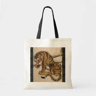 Bolsa Tote 虎図, tigre do 若冲, Jakuchu