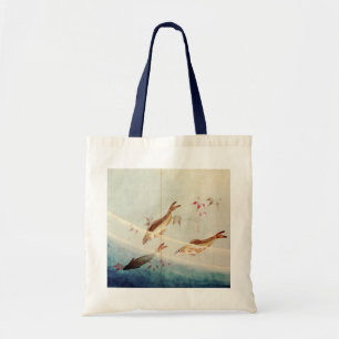 Bolsa Tote 鮎, 北斎 Sweetfish, Hokusai, arte