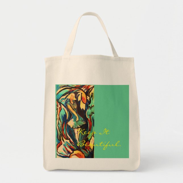 Bolsa Tote 004newbloomed (3) 1111, mantêm-no bonito (Frente)