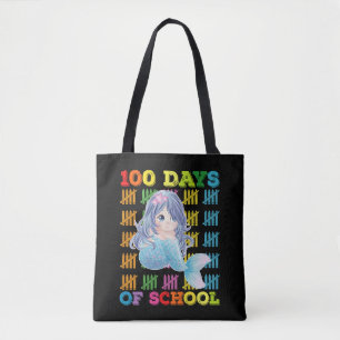 Bolsa Tote 100 Dias De Professora De Sereia Escolar