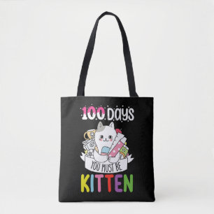 Bolsa Tote 100 Dias Você Deve Ser Gatinho da Escola