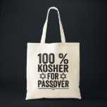 Bolsa Tote 100% Kosher para o Pessegueiro de Passover Engraça<br><div class="desc">chanukah, menorah, hanukkah, dreidel, jedesejo, Chrismukkah, feriado, christmas, sufganiyot</div>