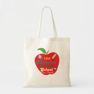 Bolsa Tote 100 razões para amar a escola. Professor de inglês
