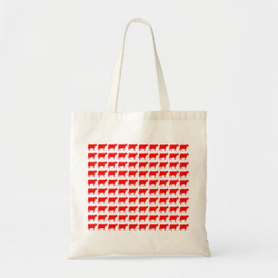 Bolsa Tote 100 Vacas - Vermelho