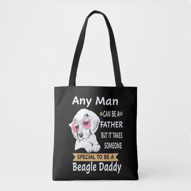 Bolsa Tote 11 Any Man Beagle Daddy (Frente)