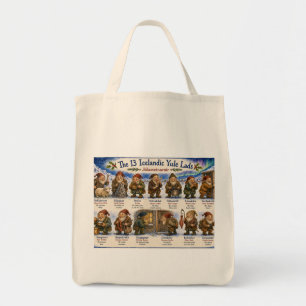Bolsa Tote 13 Duendes de Natal islandeses Natal reykjavik