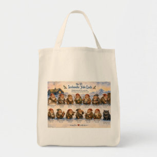 Bolsa Tote 13 Duendes Islandeses Natal na Islândia 