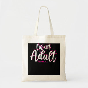Bolsa Tote 18º presente de aniversário para meninas Engraçado