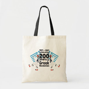 Bolsa Tote 1821-2021 celebrando 200 anos - Revolução Grega