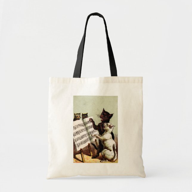 Bolsa Tote 19º C. Cats Cantantes (Frente)