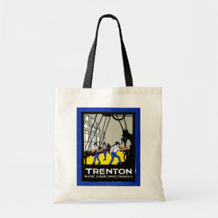 Bolsa Tote 1915 Vintage Trenton New Jersey