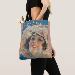 Bolsa Tote 1917 cobrir de música para a Moça das Minas