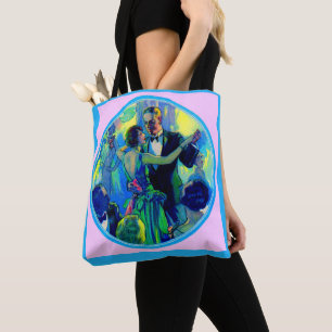 Bolsa Tote 1920 e cavalheiro no salão de dança
