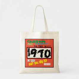 Bolsa Tote '1970' Com Impressão Personalizada 