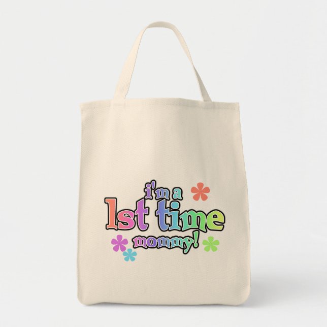 Bolsa Tote 1rua-Mamãe-T-shirts e presente (Frente)