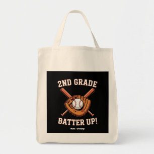 Bolsa Tote 2ª Série Primeiro Dia de Aula Rebater o Baseball E