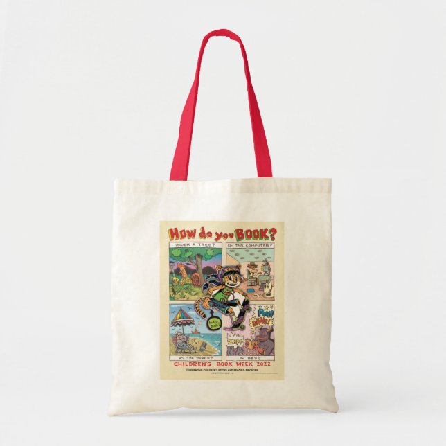 Bolsa Tote 2022 Livro Infantil Semana Poster Tote Bag (Frente)