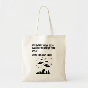 Bolsa Tote 2025 Segure Minha Dia do ano novo De Cerveja
