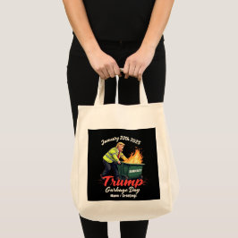 Bolsa Tote 20 Jan 2025 Trump Garbage Day Evoca Política