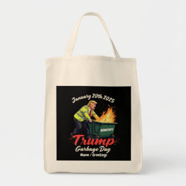 Bolsa Tote 20 Jan 2025 Trump Garbage Day Evoca Política