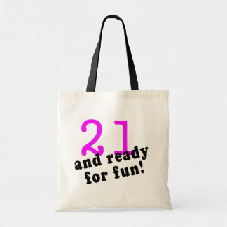 Bolsa Tote 21 e apronte para o rosa do divertimento