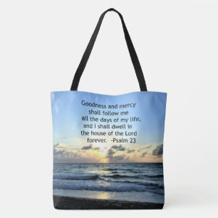BOLSA TOTE 23ª DESIGN DE FOTO DO SUNRISE PSALM