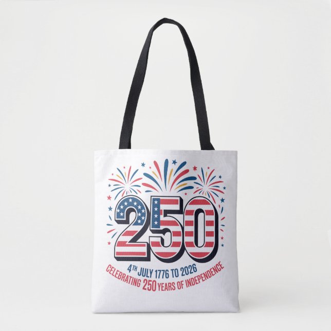 Bolsa Tote 250 Anos de Independência (Frente)