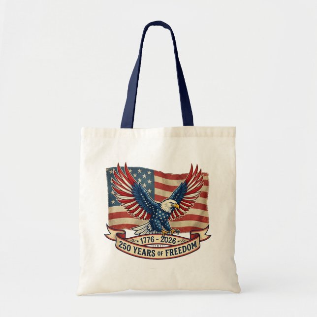 Bolsa Tote 250 Anos De Liberdade (Frente)