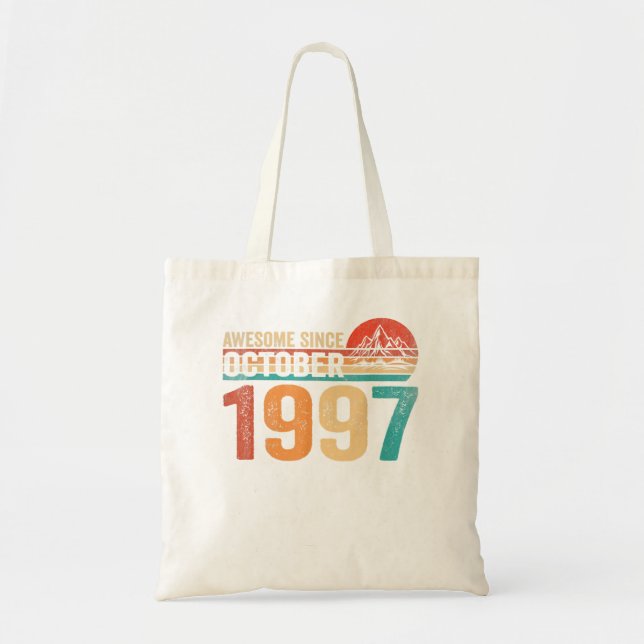 Bolsa Tote 25 Anos De Idade Oferece 25 de Aniversário Incríve (Frente)