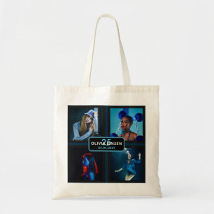 Bolsa Tote 25 de aniversário de foto colorido